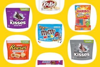  candy clearance reeses m&ms hersheys haribo snickers