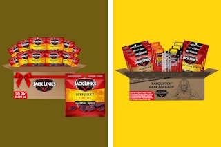 Jack Link's Beef Jerky Gift Boxes on KCL template