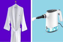 Adult robe and steamer machine