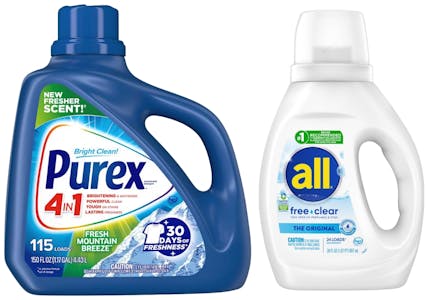 1 Purex + 1 All Product