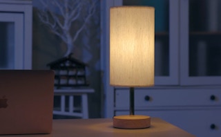 table lamp light touch control usb ports