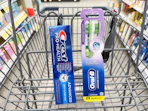 crest and oral-b items in walgreens cart