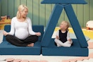 Family playing on Modular Kid's Play Sofa