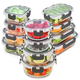 Freshware Glass Storage Containers