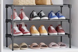 3-Tier Shoe Rack, Only $9.99 on Amazon (20K+ Bought Last Month) card image
