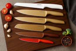 This Carote Knife Set Is Back by Popular Demand and Only $15 at Walmart card image