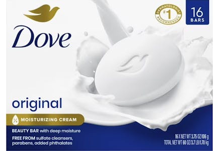 Dove Beauty Bar Soap 16-Pack