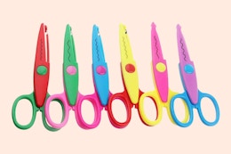 Kids' Wave Craft Scissors 6-Pack, Now $2.86 on Amazon card image