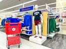 champion apparel sitting on target shelves