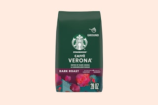 a bag of starbucks coffee