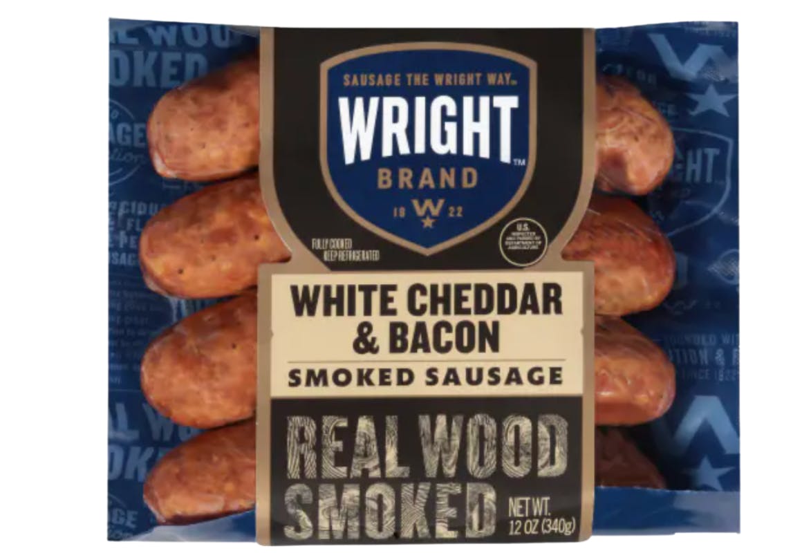 2 Wright Brand Smoked Sausage Packs