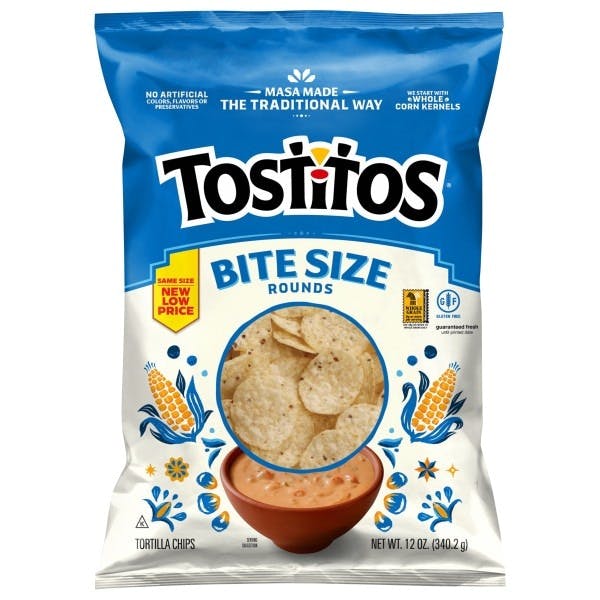 2 Tostitos Tortilla Chips