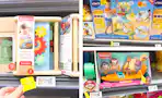 3 toys side by side on clearance at walmart