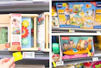 3 toys side by side on clearance at walmart