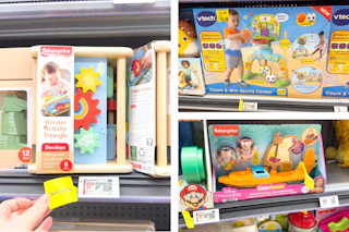3 toys side by side on clearance at walmart
