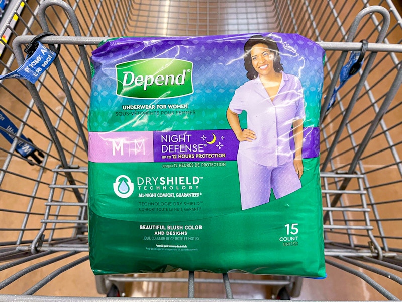 15-count Depend Night Defense incontinence underwear