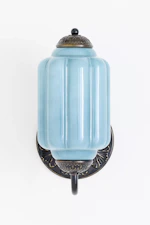 Milk Glass Sconce Light