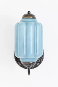 Milk Glass Sconce Light