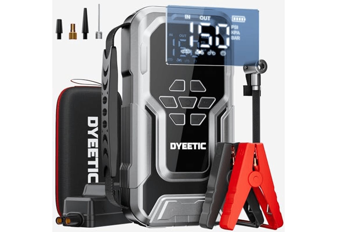 Jump Starter With Air Compressor