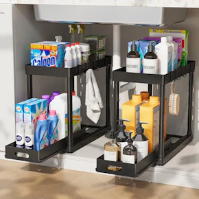 Pull-Out Storage Organizers Set