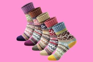 Wool Crew Socks 5-Pack
