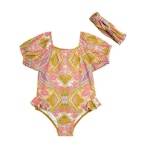 Kids' Rash Guard Swimsuit Set