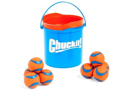 Chuckit Ultra Ball and Bucket
