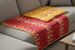 2 NFL blankets from QVC