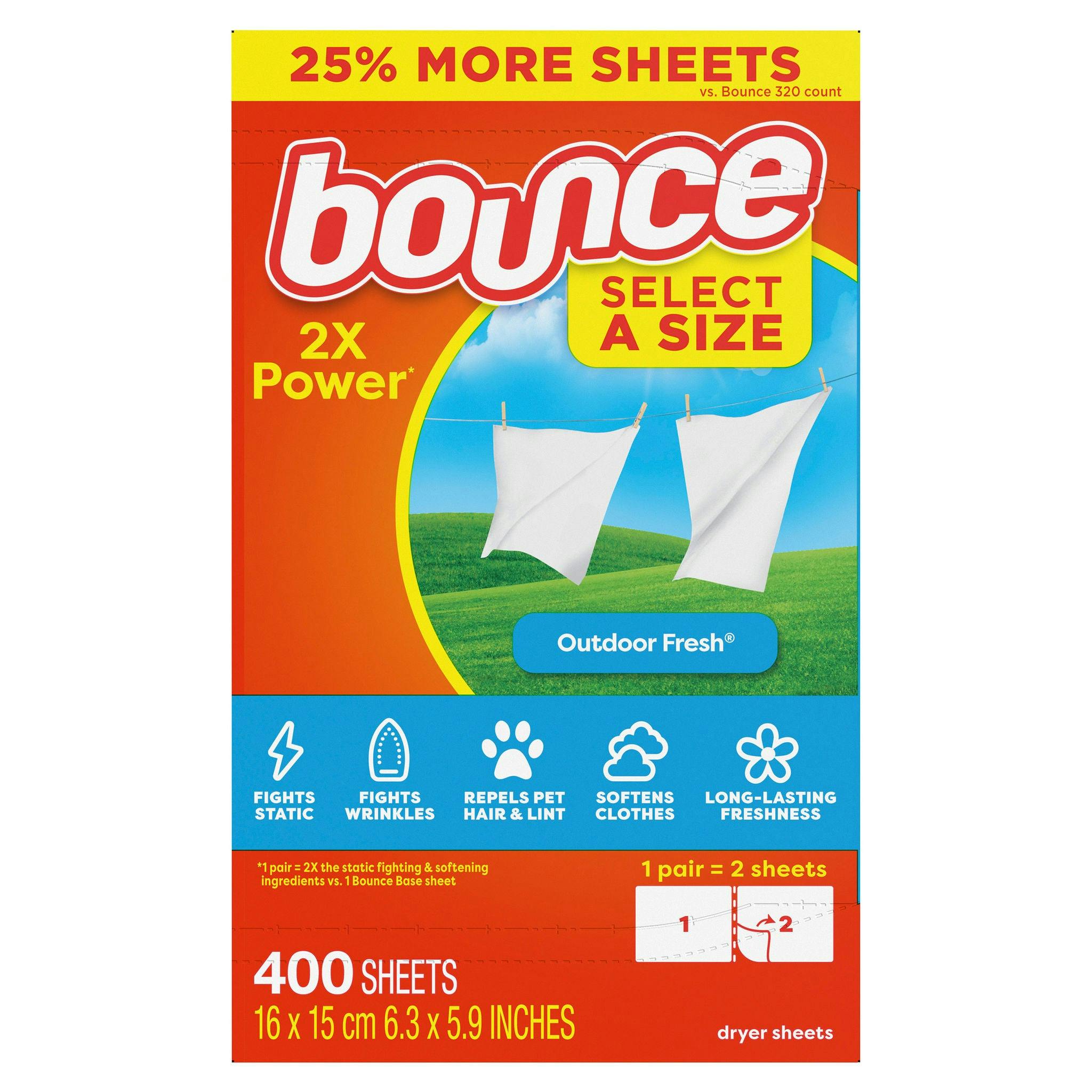 Bounce Dryer Sheets Box