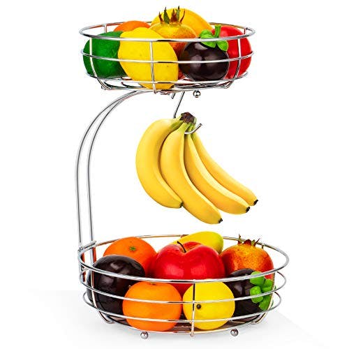 2-Tier Fruit Basket with Hanger