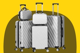 Walmart 5-piece hardshell luggage set