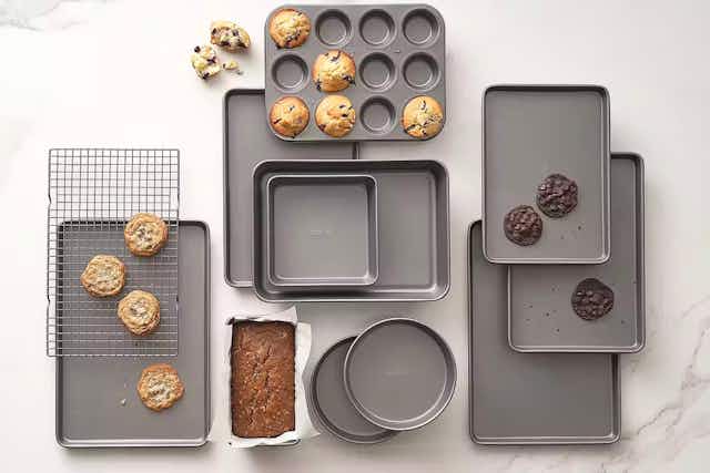 This 7-Piece Nonstick Bakeware Set Is Only $36 at JCPenney (Reg. $70) card image