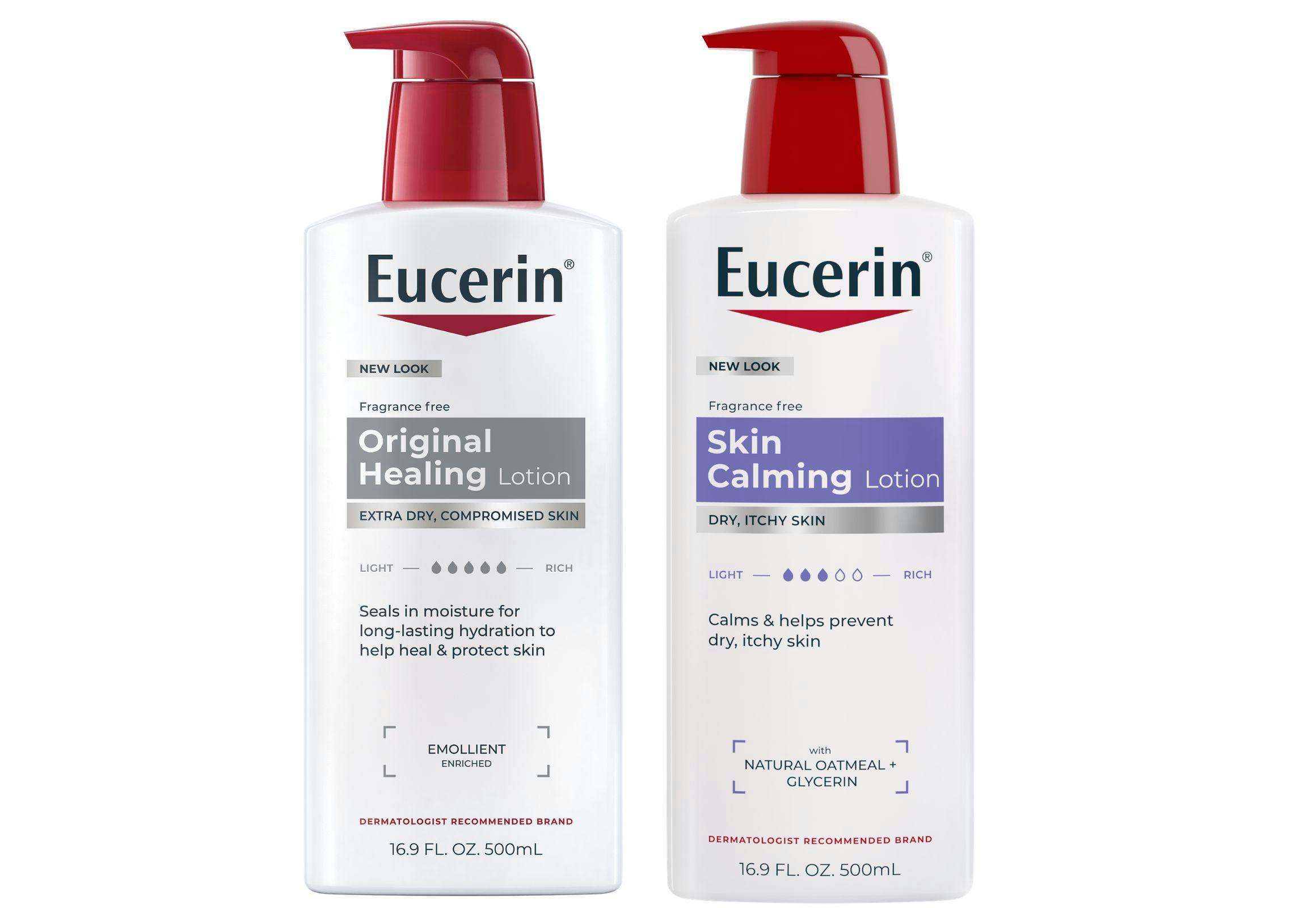 2 Eucerin Lotions