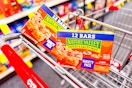nature valley granola bars in a cart
