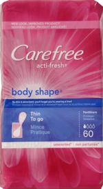 Carefree Body Shape Thin Pads