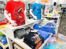 cat & jack kids' tees sitting on target shelves