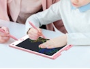 Kids pink writing tablet