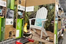 walmart mainstays wood adirondack chair on shelf