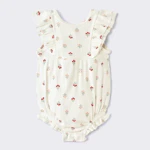 Cloud Island Baby Ruffle Tank Romper