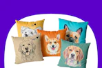 5 custom pet pillows