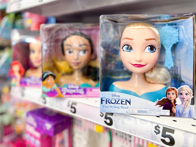 five below princess doll heads in store 3