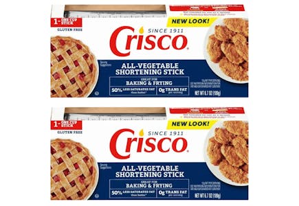 2 Crisco Shortening Sticks