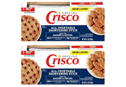 2 Crisco Shortening Sticks