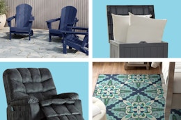 Up to 76% Off at Wayfair’s 4-Day Flash Sale: $54 Deck Box, $75 Rug, and More card image