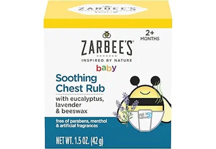 Zarbee's Baby Chest Rub
