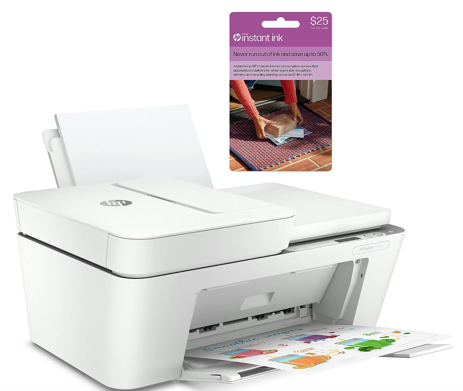 HP Printer With Instant Ink Voucher