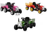 Kids’ Tractor With Trailer Ride-on
