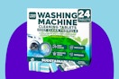 washing machine cleaner tablet box on KCL template