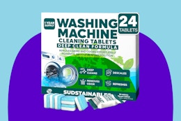 washing machine cleaner tablet box on KCL template