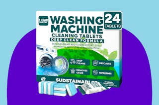 washing machine cleaner tablet box on KCL template